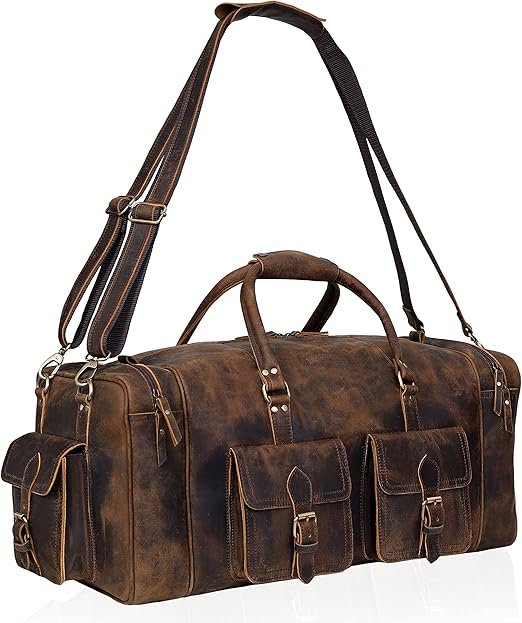 Pieltoro RustHaven Leather Duffle Bag