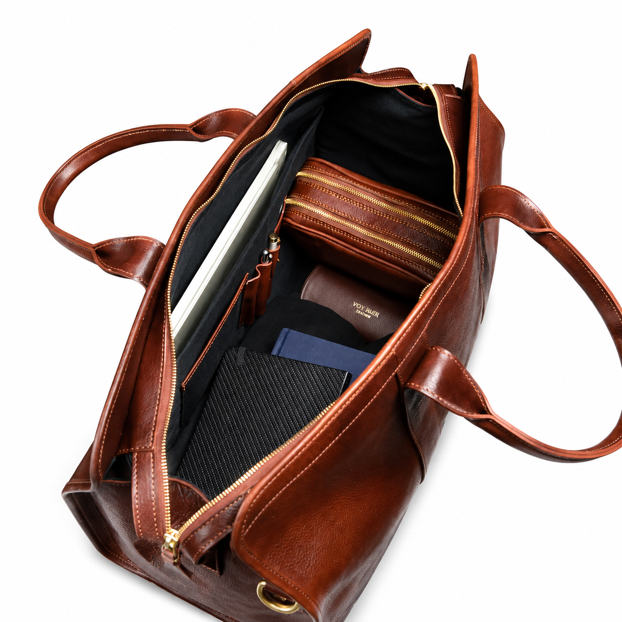 Pieltoro Genuine Leather Travel Duffle Bag - Image 2