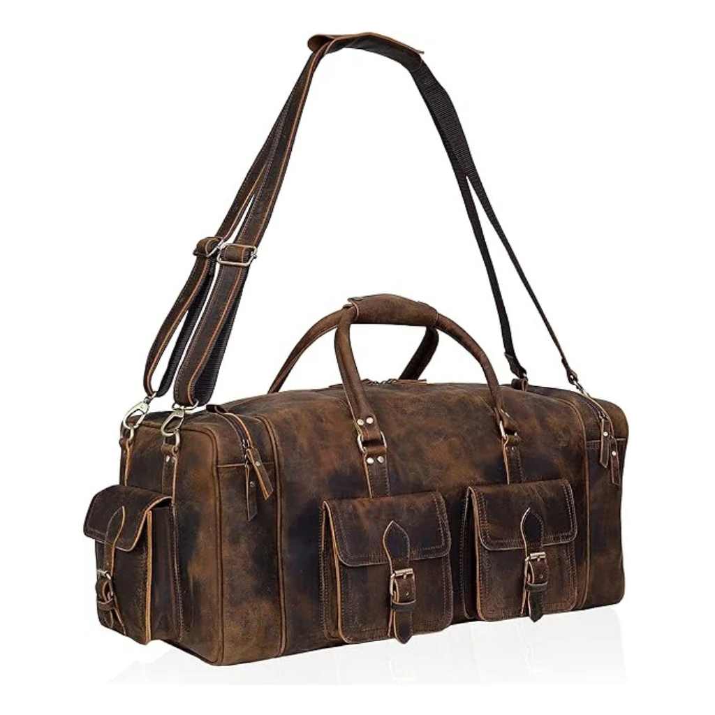 Pieltoro RustHaven Leather Duffle Bag