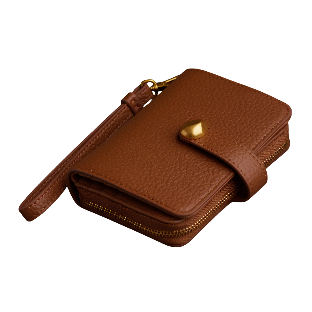 Pieltoro Pebbled Leather Ladies Wallet