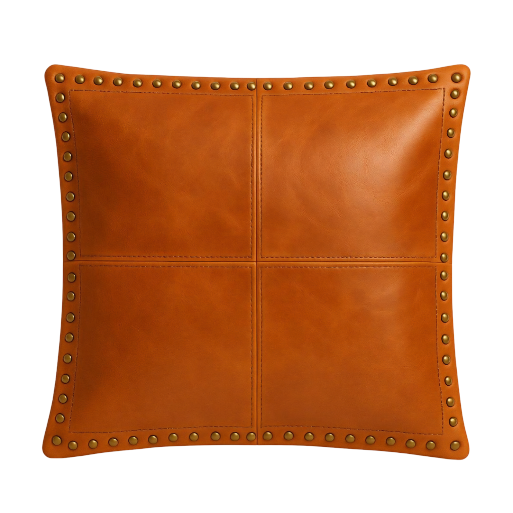 The Quad Leather Cushion