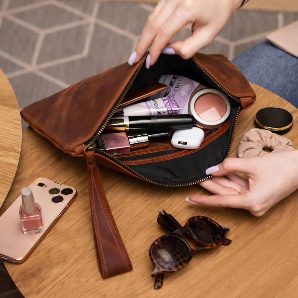Pieltoro Nomad Leather Clutch For Women - Image 3