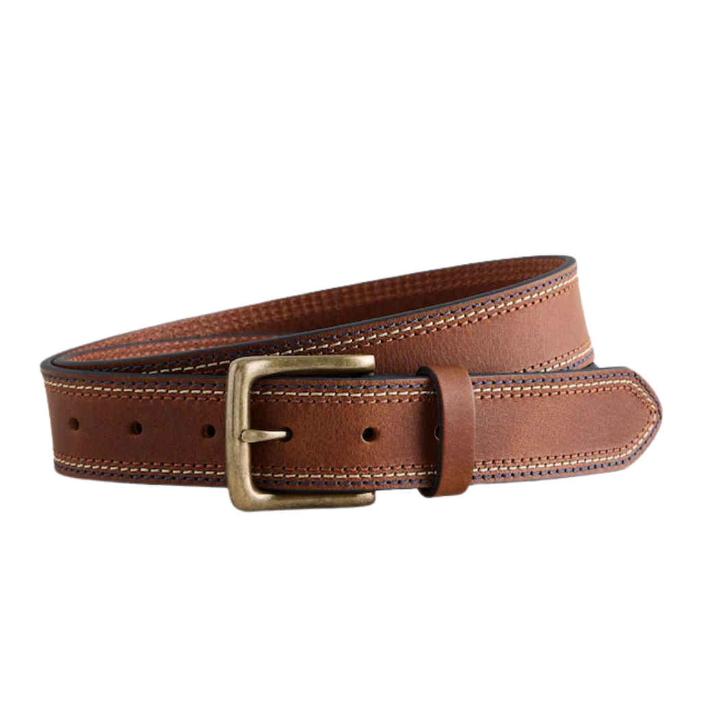 The Frontier Dual-Stitch Full-Grain Leather Belt