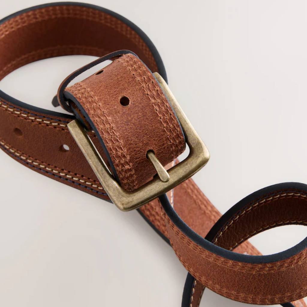 The Frontier Dual-Stitch Full-Grain Leather Belt - Image 2