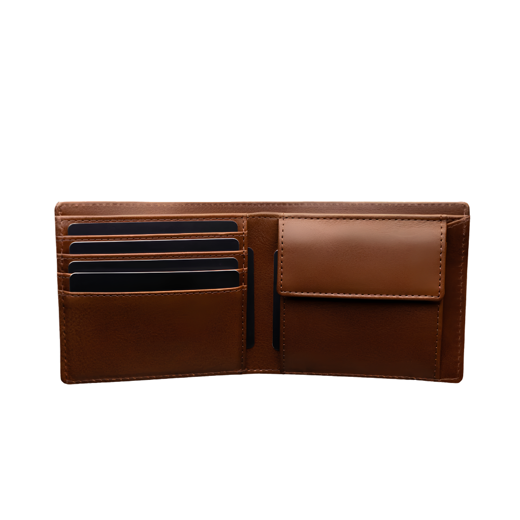 Classic bifold leather wallet