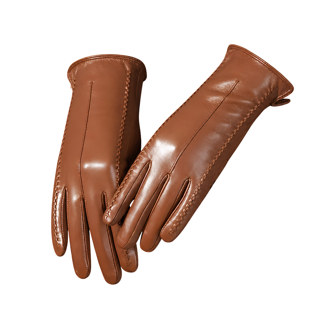 Elegance Leather Hand Gloves