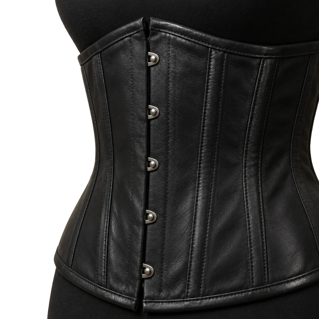 Raven Noir Leather Corset